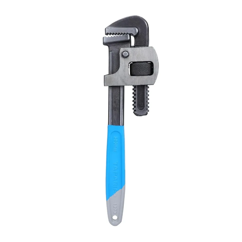 Taparia Pipe Wrench Stillson Type | Forged Carbon Steel, Precision Machined Teeth, IS 4003